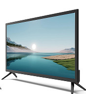 8ms 応答時間 通常のLED 24インチテレビ 黒色と50Hz/60Hz シンクロ周波数