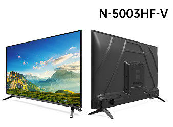 同期周波数 50Hz/60Hz 通常の LED テレビ、USB ポート 2 つ付き、黒色