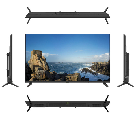 パーソナライズ可能な 50 インチ QLED スマートテレビ プラスチック製のホイジで安定