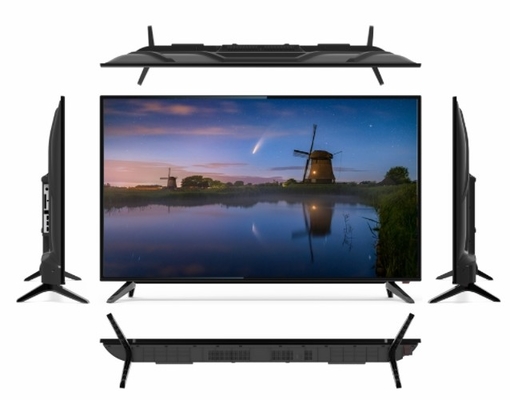 温めガラス75インチ アンドロイドテレビ 薄いベゼル UHD スマートテレビ プラスチック製のホイジング